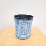 Danuta Le Hénaff blue ceramic planter