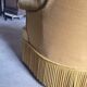 Toad armchair velvet period Napoleon III 19th