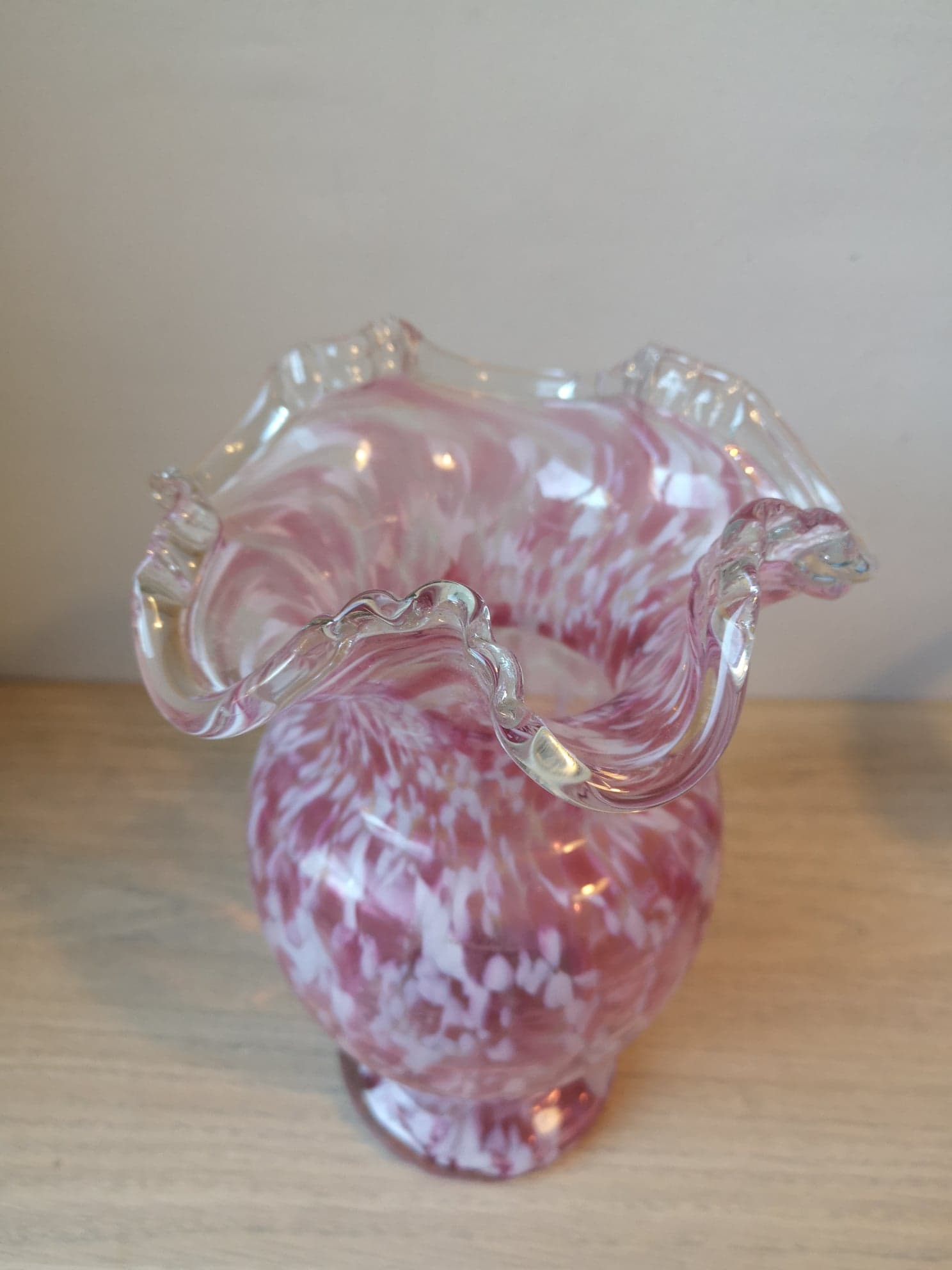Vase corolla- glassworks of Clichy- circa 1920