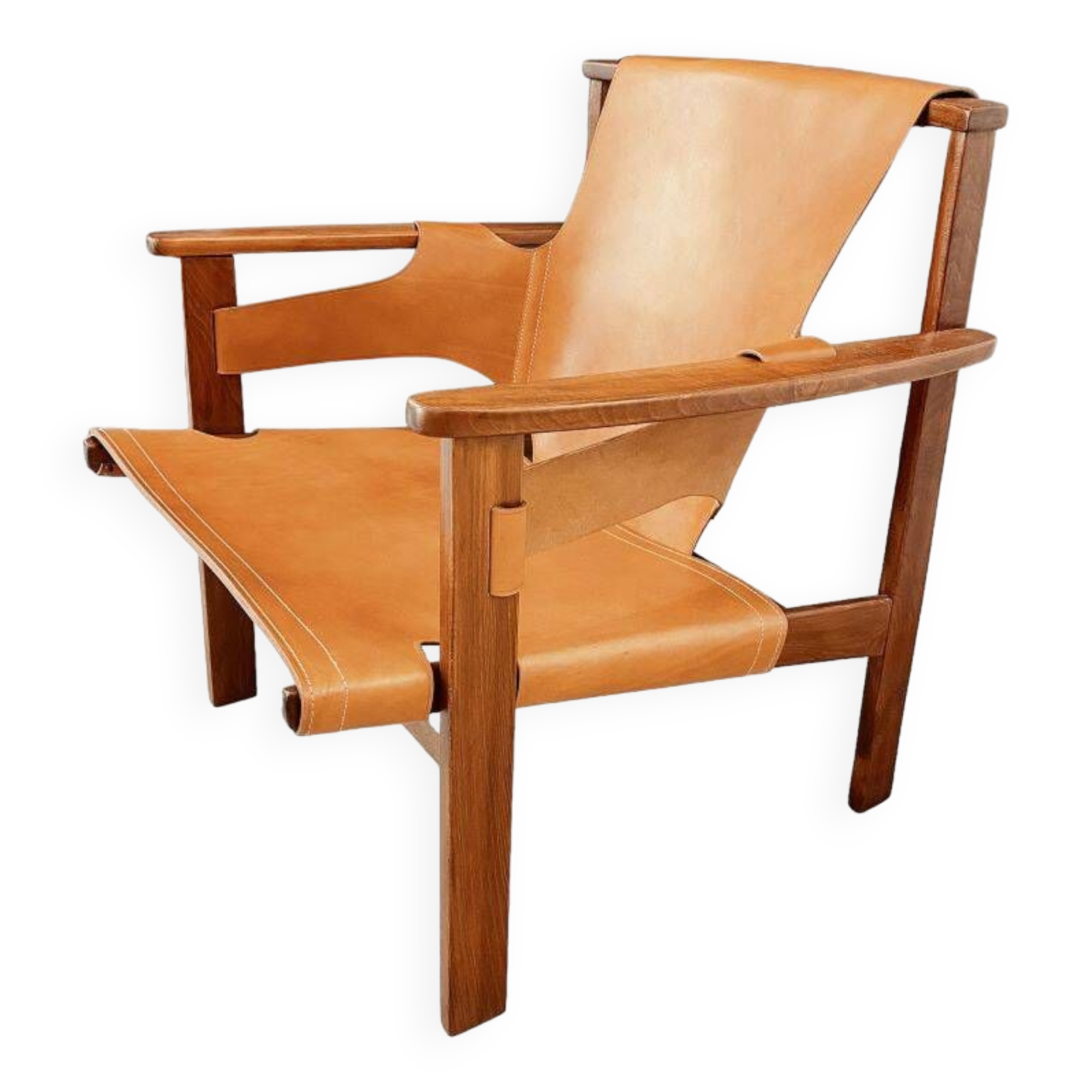 Pair of Trienna Safari Armchairs by Acking