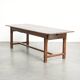Antique oak dining table from the 18th century for 6 to 8 people