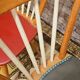 Set of 4 chairs with bars 1960