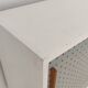 Commode bleue et blanche par Drevopodnik Brno 1960