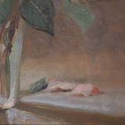 Hippolyte Léty, Roses dans un verre (vers 1920)