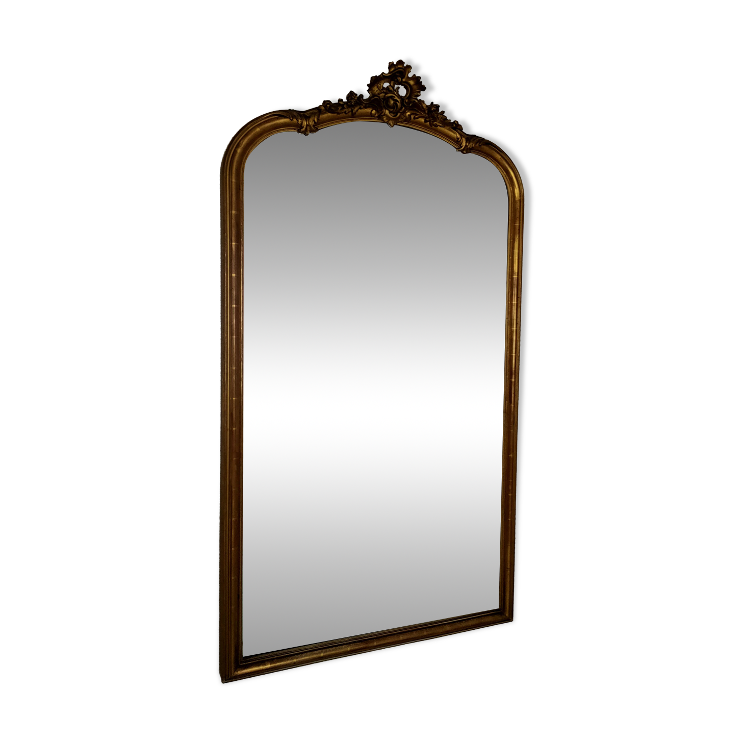 Mirroir biseauté de cheminée Louis Philippe/ Napoléon III