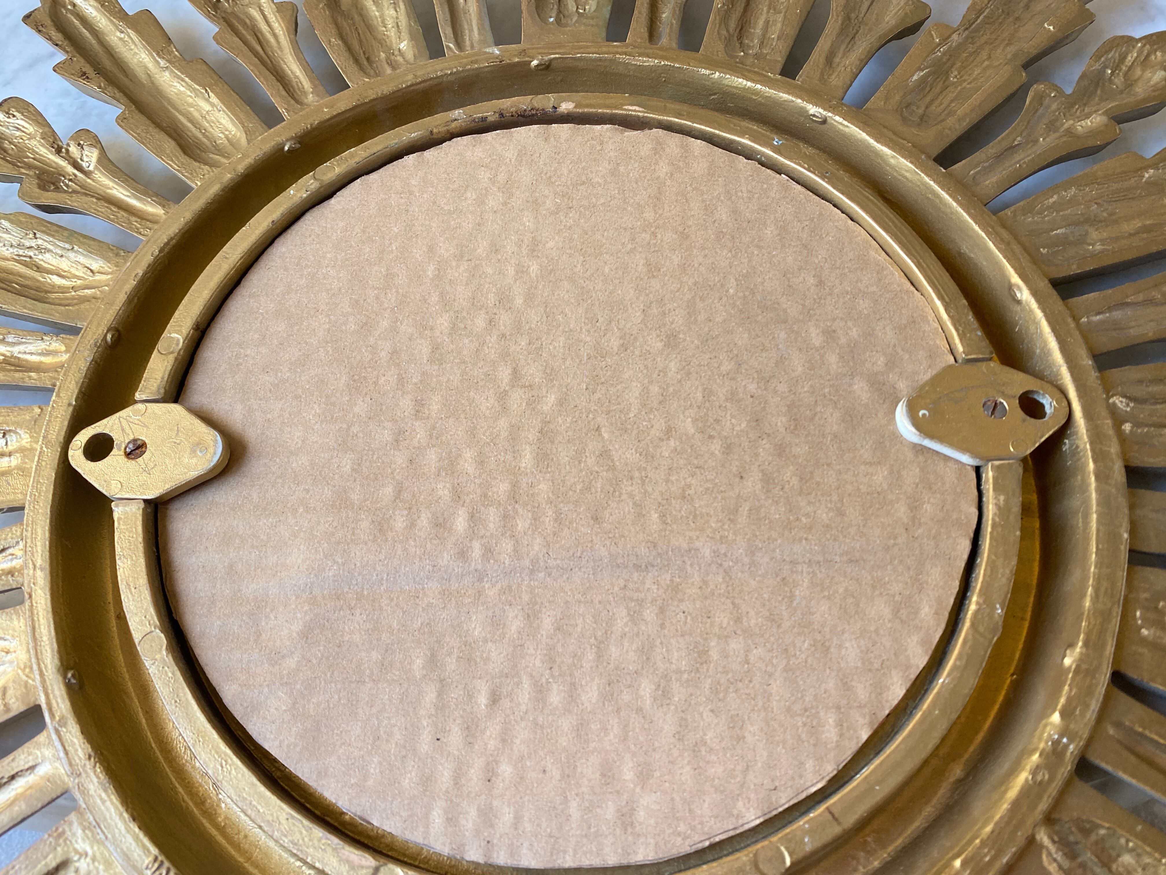 Mirror sun vintage italy 70