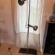 Lampadaire vintage en aluminium brossé par swisslamp