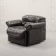 De Sede Black Smooth Leather Design Lounge Chair DS17. Swiss, 1970s