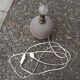 Lampe boule en céramique à poser