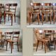 4 chaises bistrot Horgen-Glaris années 30