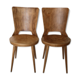 2 chairs baumann "dove" clear beech