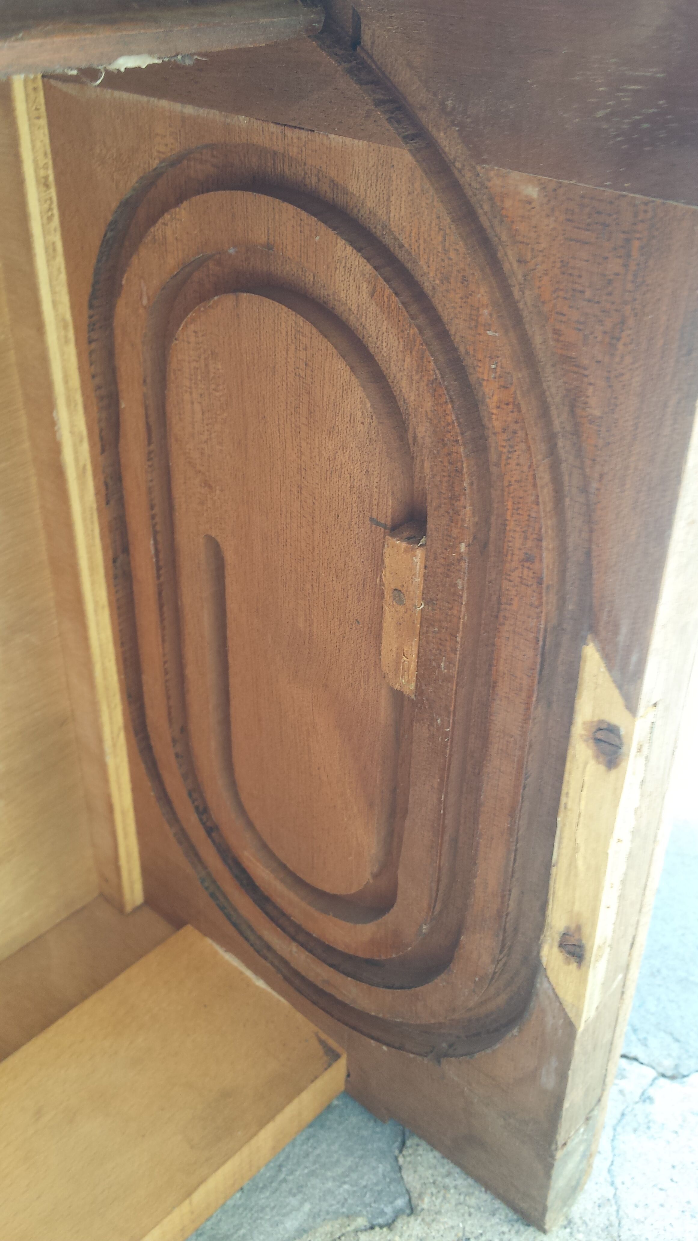 Double antique curtain binder