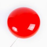 M2 red desk lamp and white Vintage OPP Jihlava