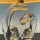 Lampe cristal art déco gravée Paris France