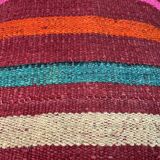 Vintage turkish handmade kilim cushion cover , 30 x 50 cm