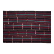 1970s Vintage Turkish Handmade Wool & Cotton Purple Area Rug 232x350