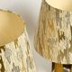 Pair of large extraordinary heavy Mid Century brass table lamps
