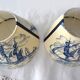 Lot de 2 abat-jour, toile jouy deco Marine