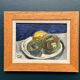 Original Swedish Oil on Panel – “Still Life” by Göran Brunius (1911–2005) – Signed