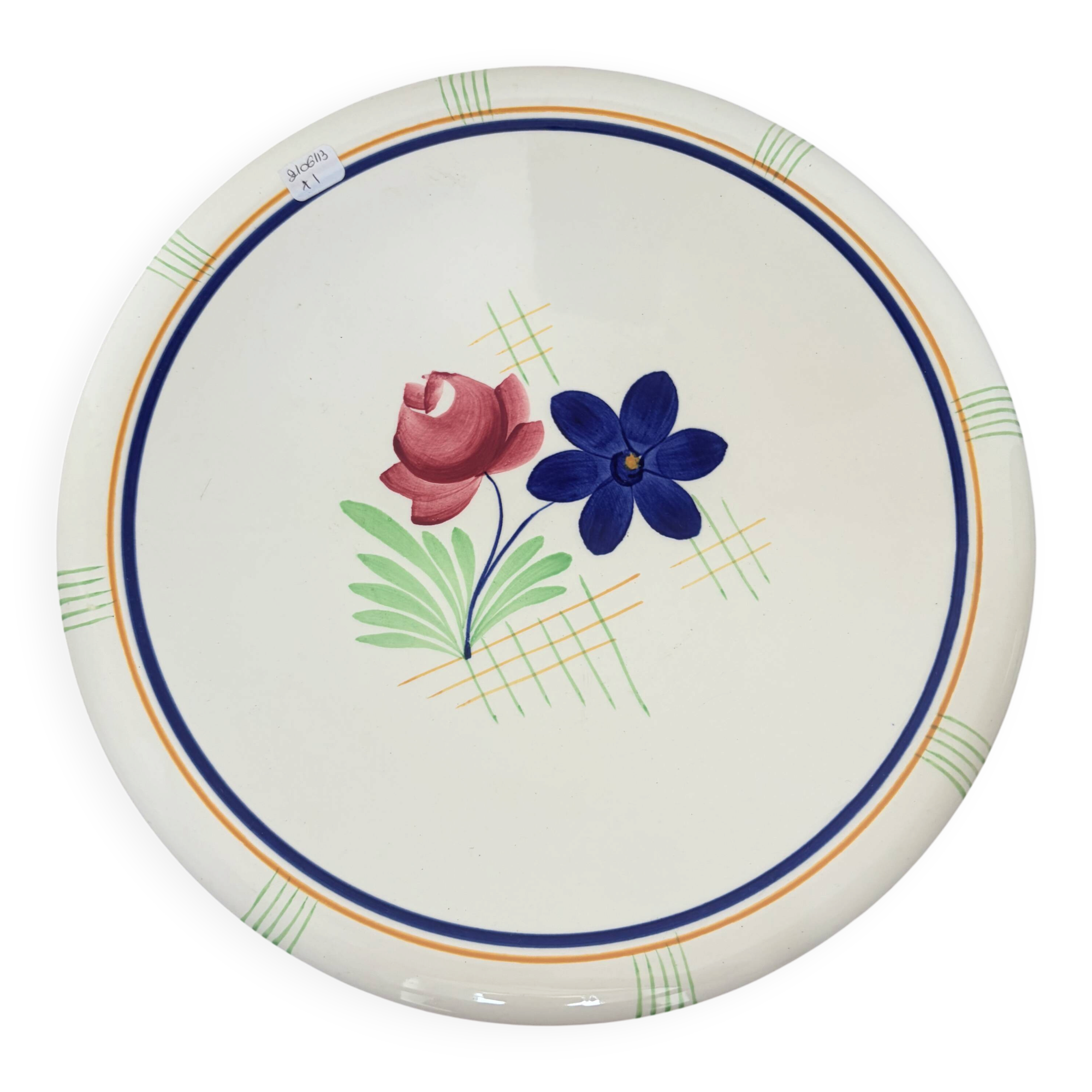 1 round serving dish calotte from Gien Robinson 2106113
