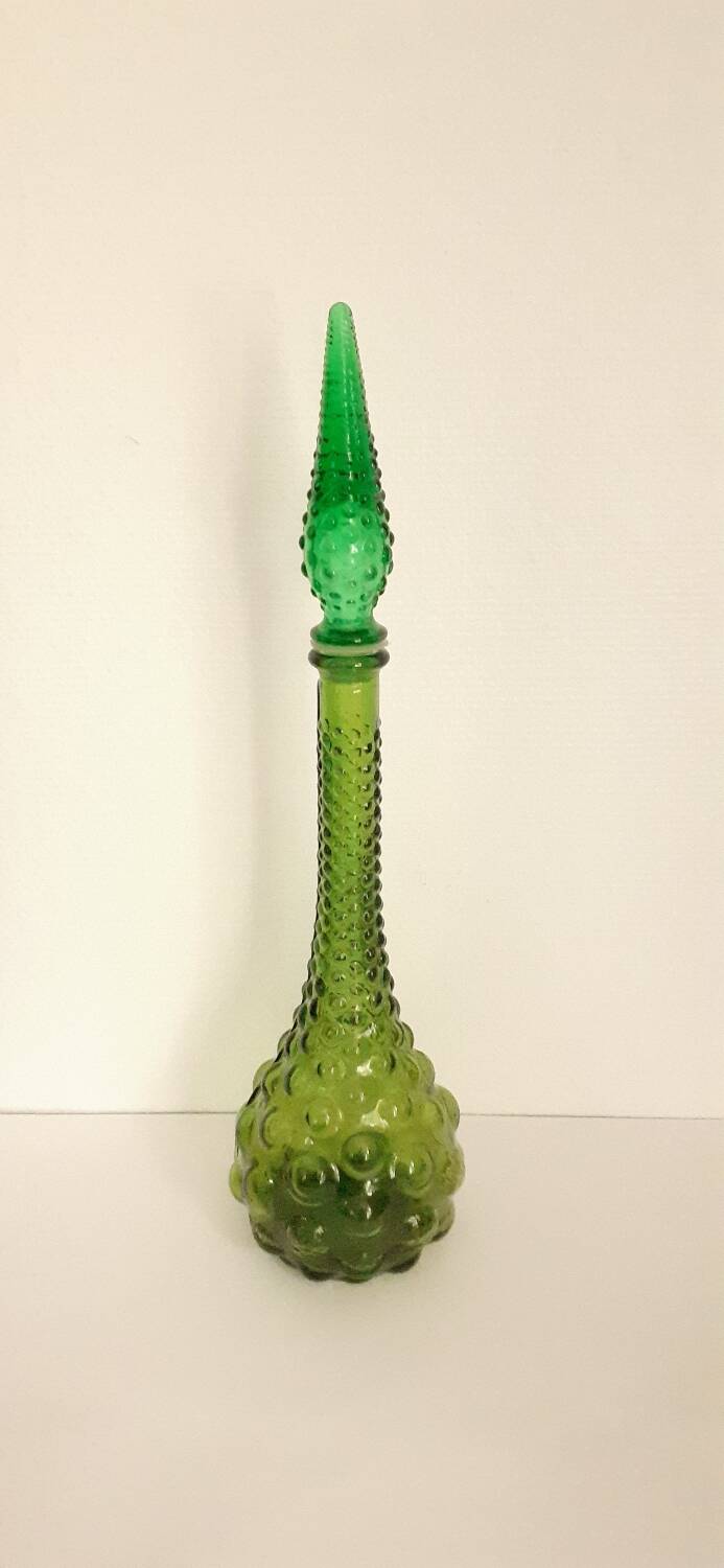 Large vintage glass carafe