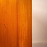 Mid Century Teak and Steel Wardrobe by Franz Meyer Möbel, 1960's, Germany