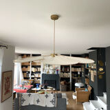 Linen and rattan suspension