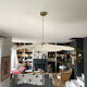 Linen and rattan suspension