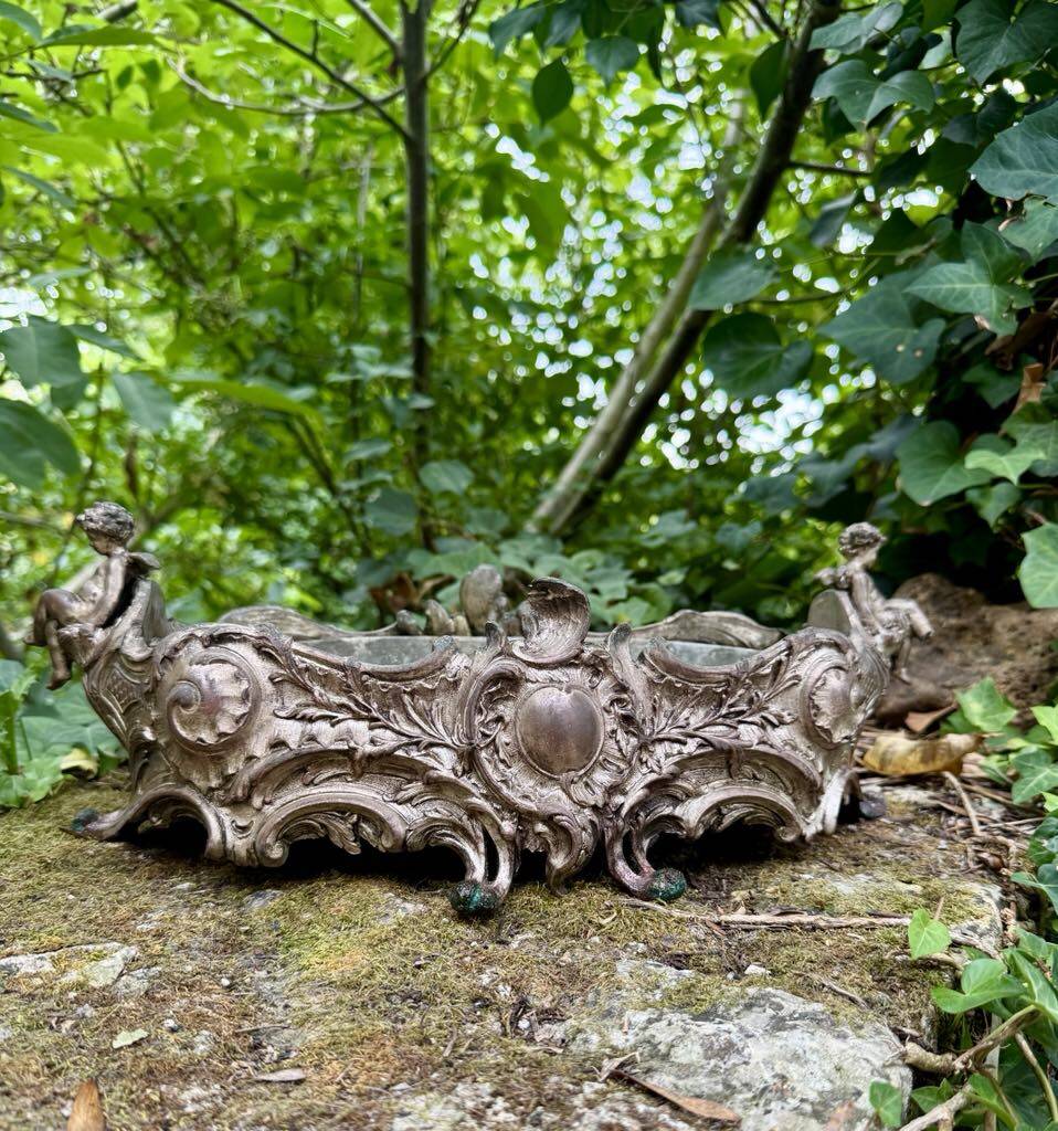 Large silver planter from the Napoleon III period