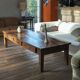 Large solid wood coffee table - old refectory table