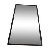 Beveled wrought iron mirror panel
