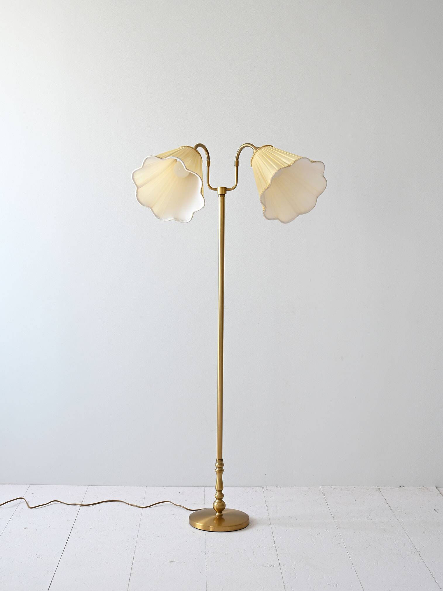 Vintage lamp with two arms