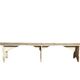 Pair of Bordeaux winemaker benches, France, 50s