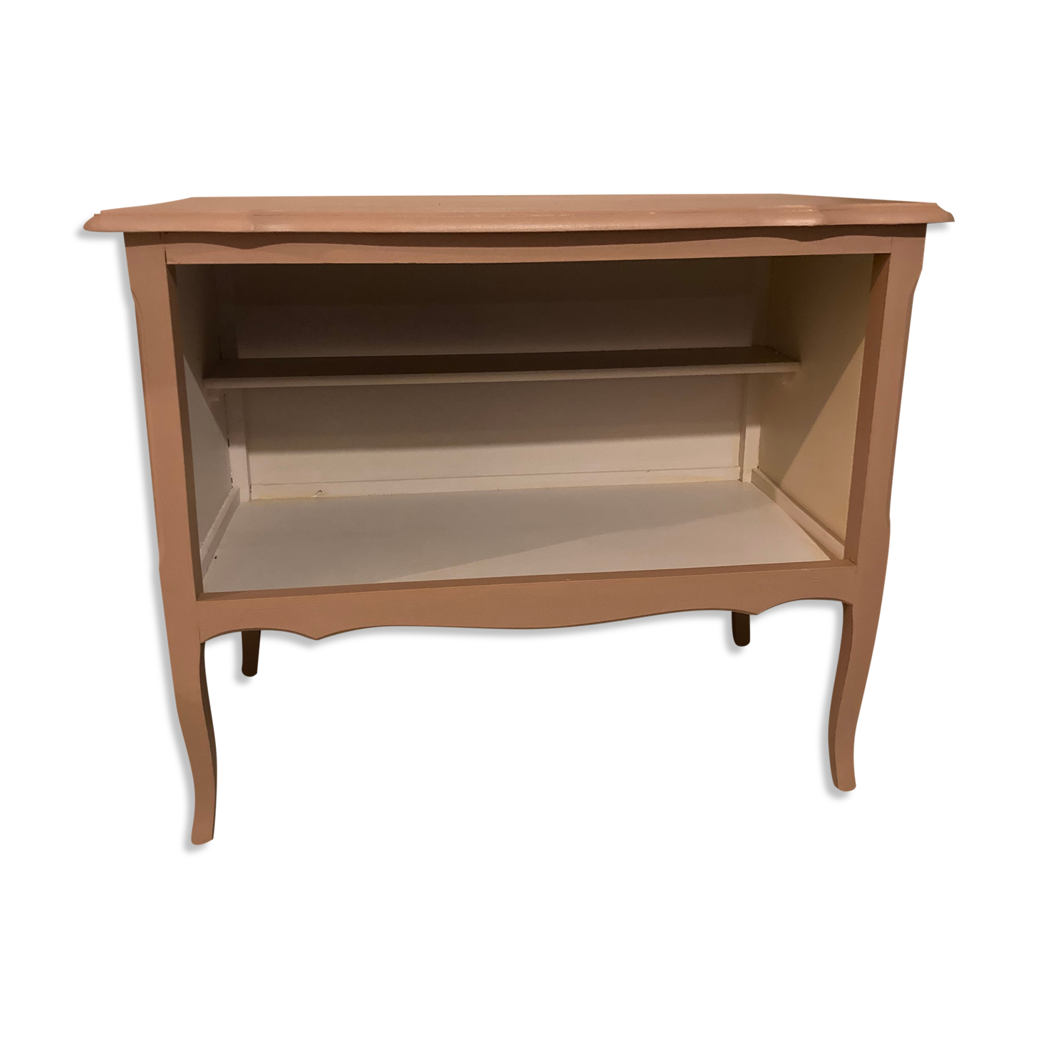 Furniture / bookcase / chest of drawers open powder pink