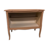 Meuble / bibliothèque / commode ouverte rose poudrée