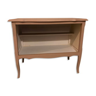 Furniture / bookcase / chest of drawers open powder pink