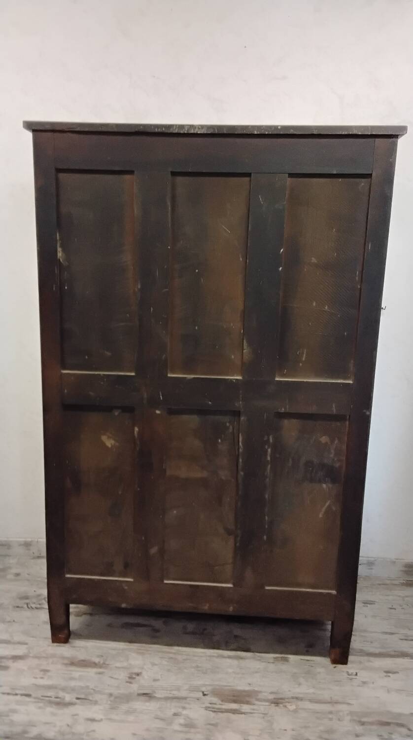 Louis XVI style walnut chest of drawers