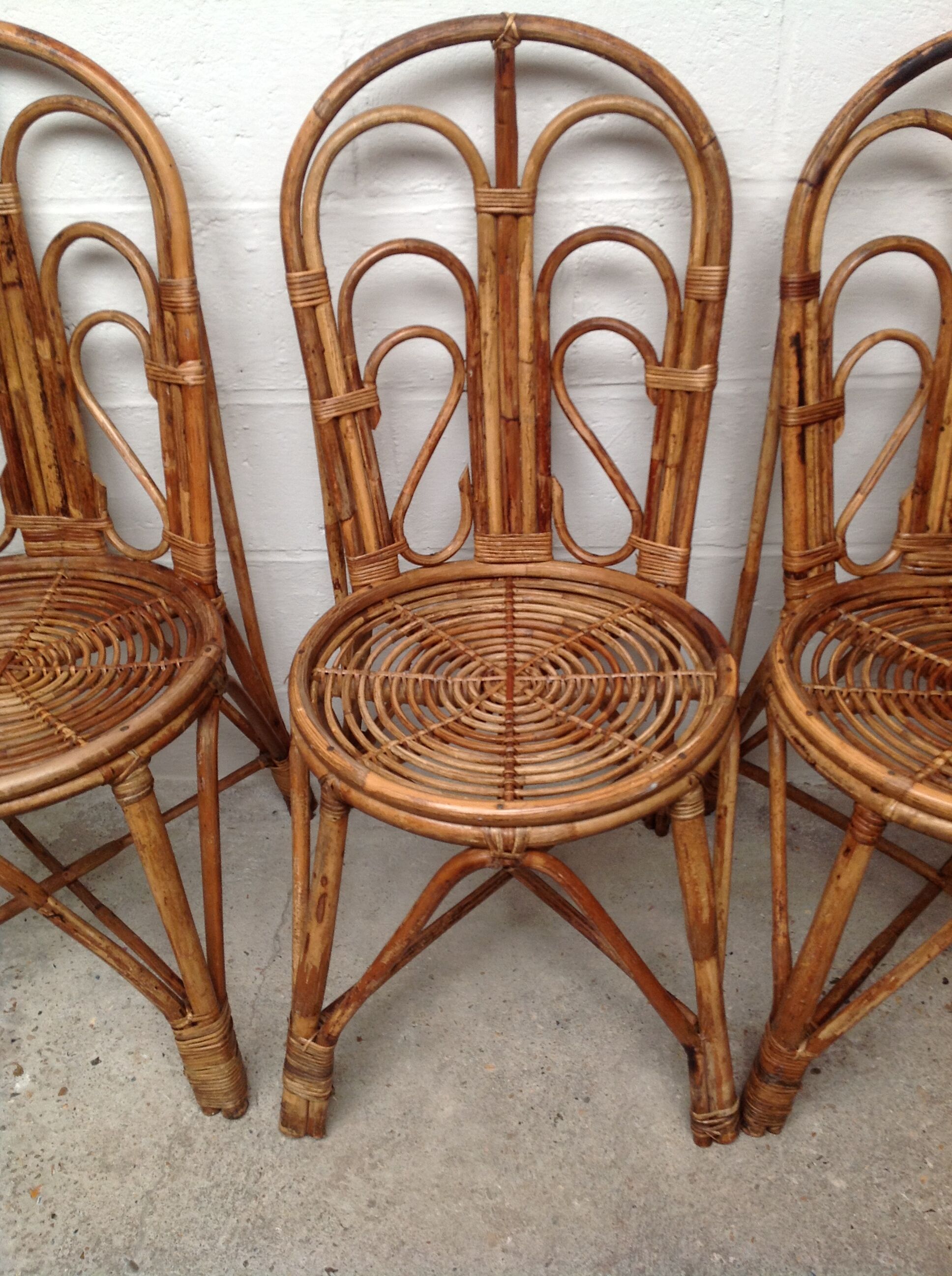 Vintage rattan chairs