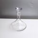 Glass decanter with stopper