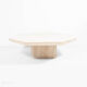Table basse en travertin
