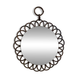 Rattan mirror