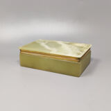 Astonishing green onyx box made in italy