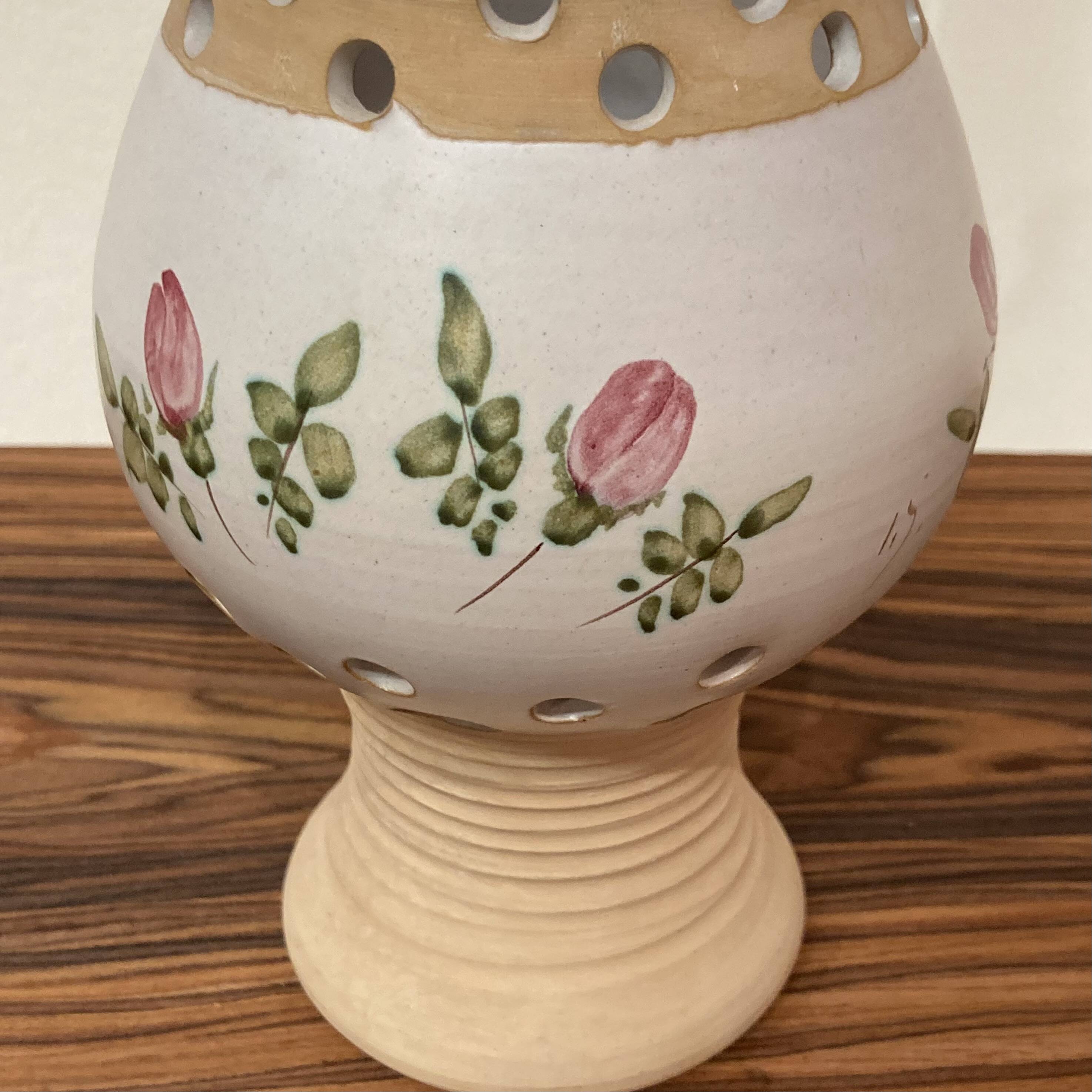 TERRACOTTA LAMP "SCANDINAVIAN DESIGN 1960."