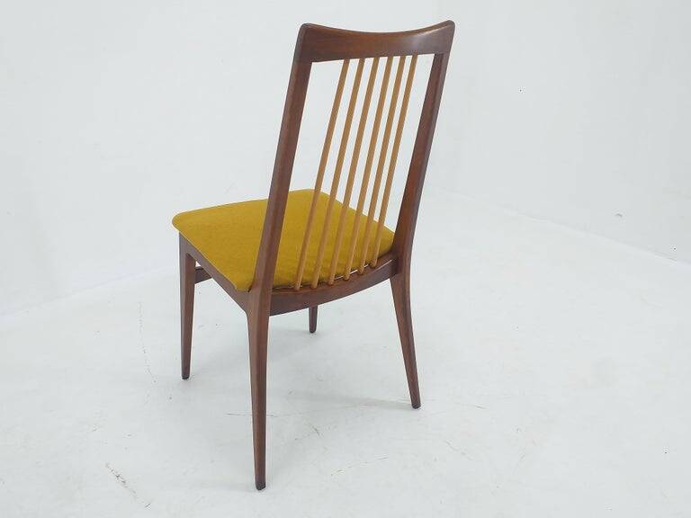 Set of Six Mid Century Dining Chairs, Denmark, 1970s