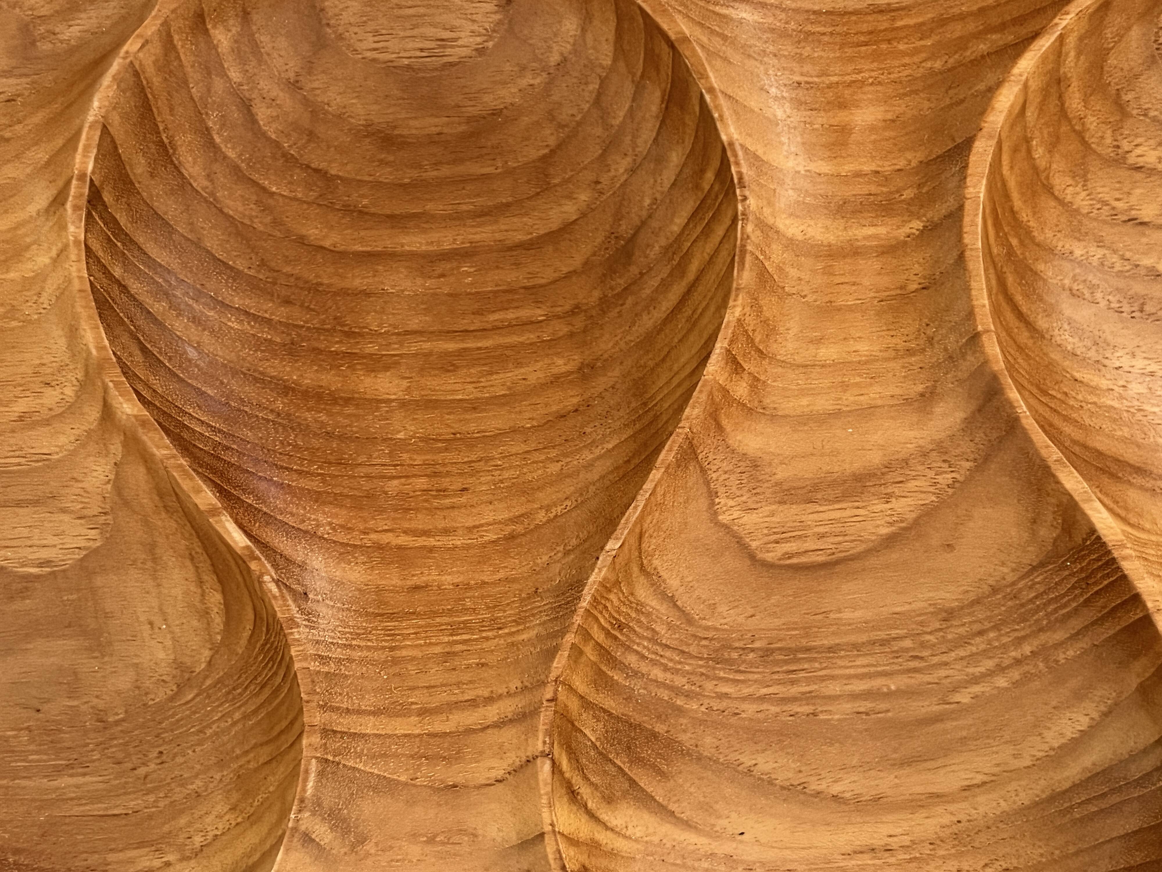 Large designer tray in solid teak - Laur Jensen, Denmark 1970