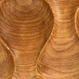 Large designer tray in solid teak - Laur Jensen, Denmark 1970