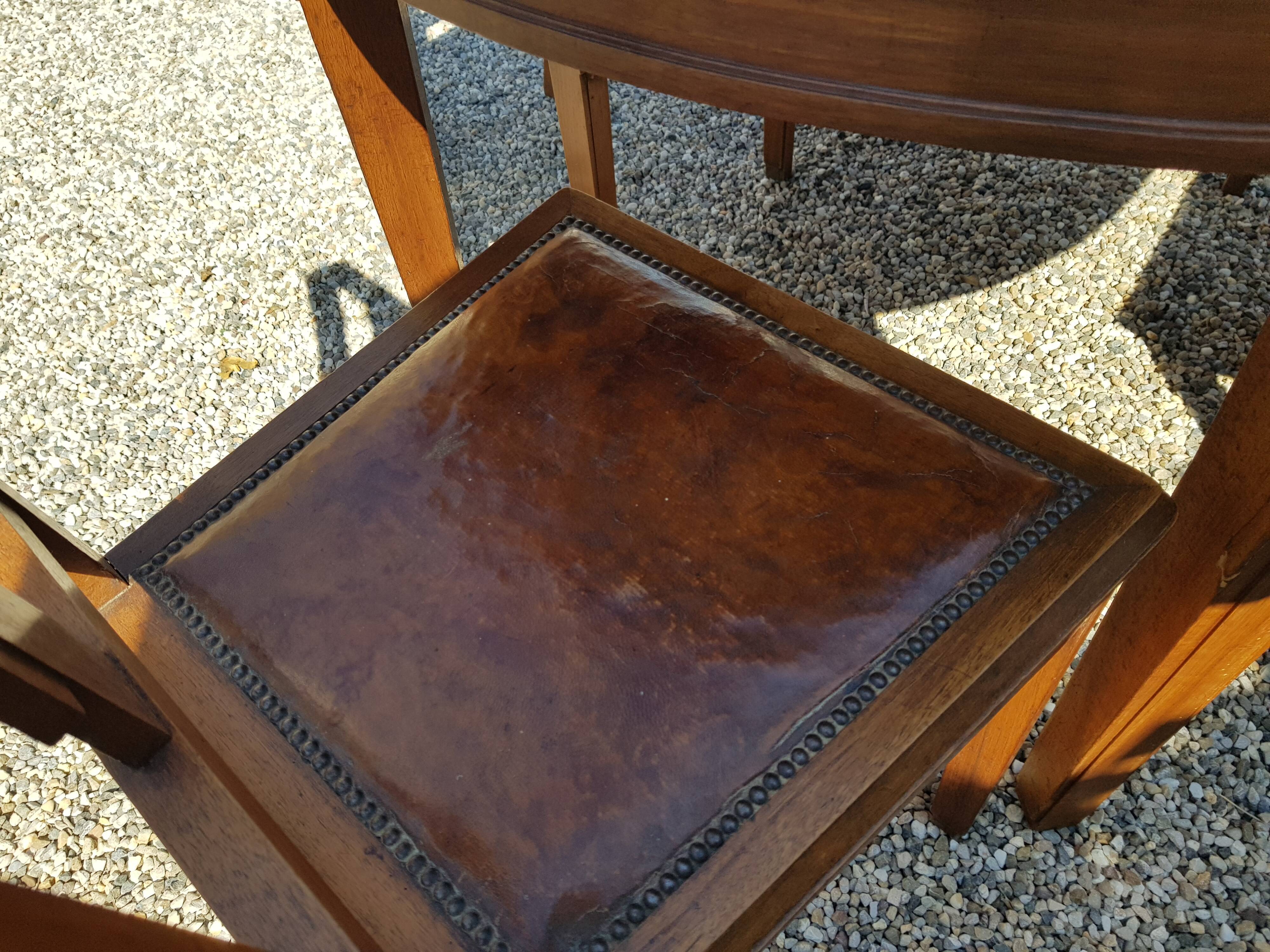 Art deco table and chairs