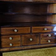Secretary Empire Style Hand Polished Mahogany With Intarsia From 1820s