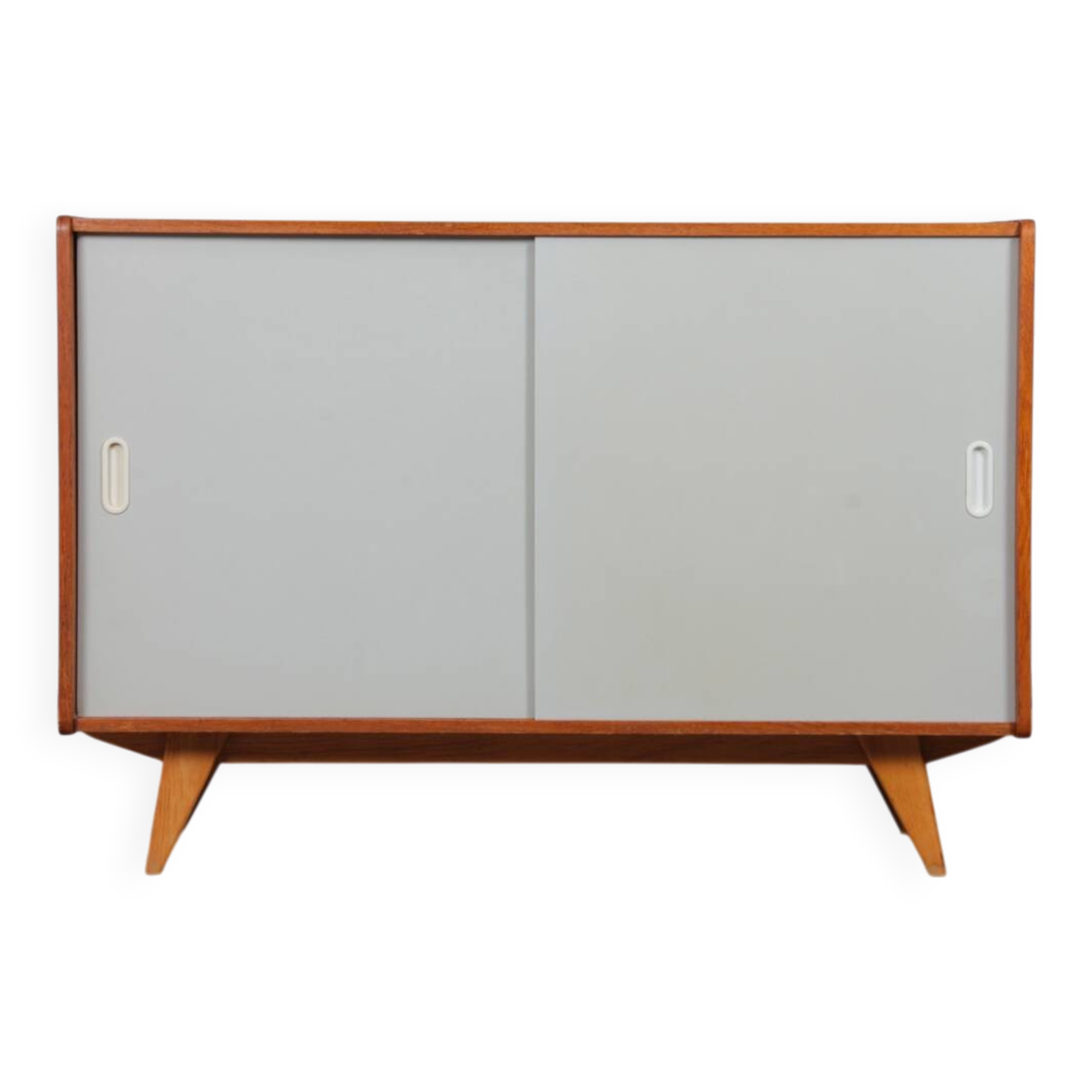 Vintage oak chest of drawers by Jiri Jiroutek, model U-452, 1960