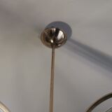 Art deco brass chandelier